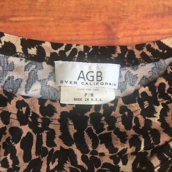 Vintage AGB Leopard Tank Top - Picture 9 of 10